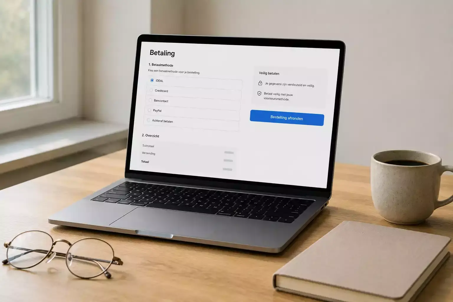 Nederlandse online kassa met meerdere betaalmethoden waaronder iDEAL en directe bankbetaling